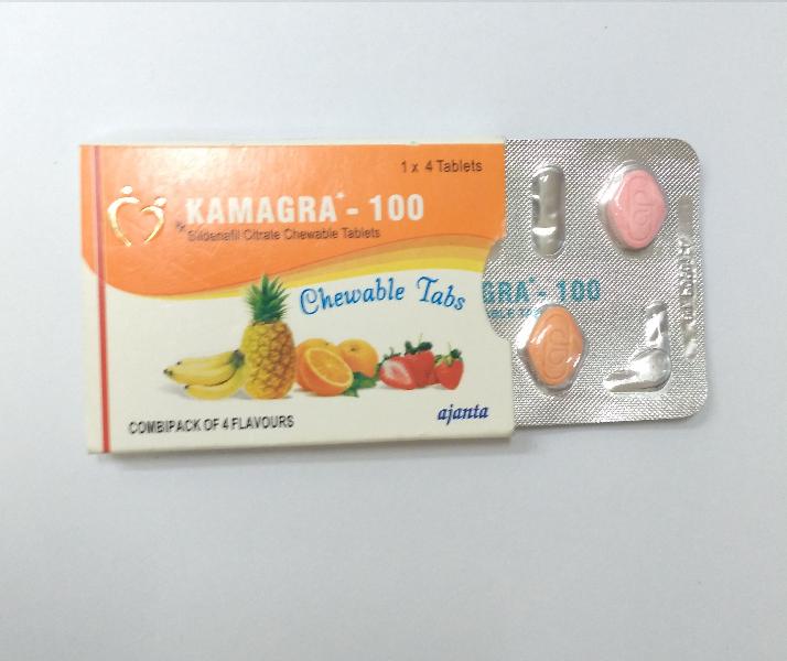 Kamagra Chewable 100 Mg Tablets