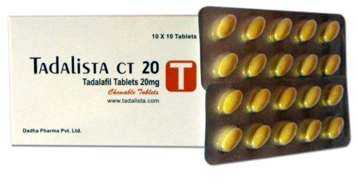 Tadalista Ct 20 Mg Tablets
