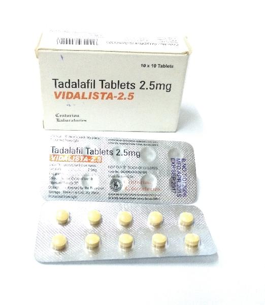 Vidalista 2.5 Mg Tablets