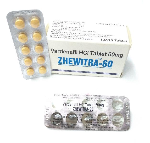 Zhewitra 60 Mg Tablets