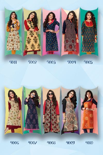 BABY DOLL vol-4 By Kajal Style New Arrival Heavy Cotton Kurtis Collection