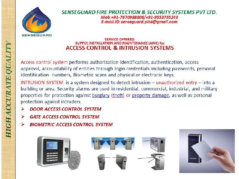 Access control system installation services