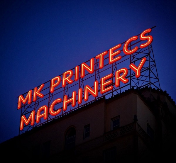 Rotary label printing machine