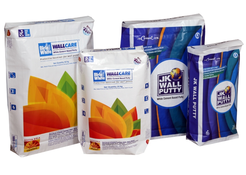 BOPP Block Bottom Valve Bags, for flour, sugar, pet foods, fertilizer