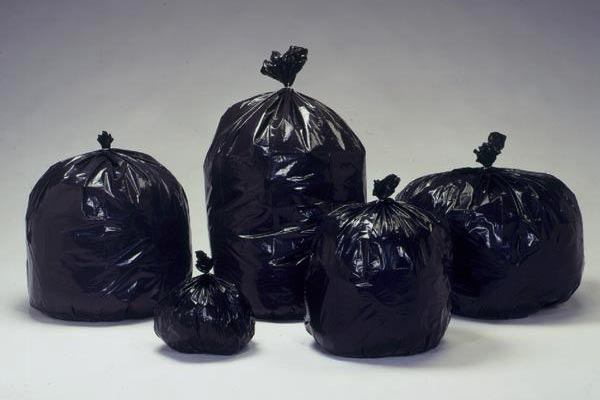 Plastic Garbage Bags, for Outdoor Trash, Refuse Collection, Size : 15x15x12, 18x18x14, 20x20x16