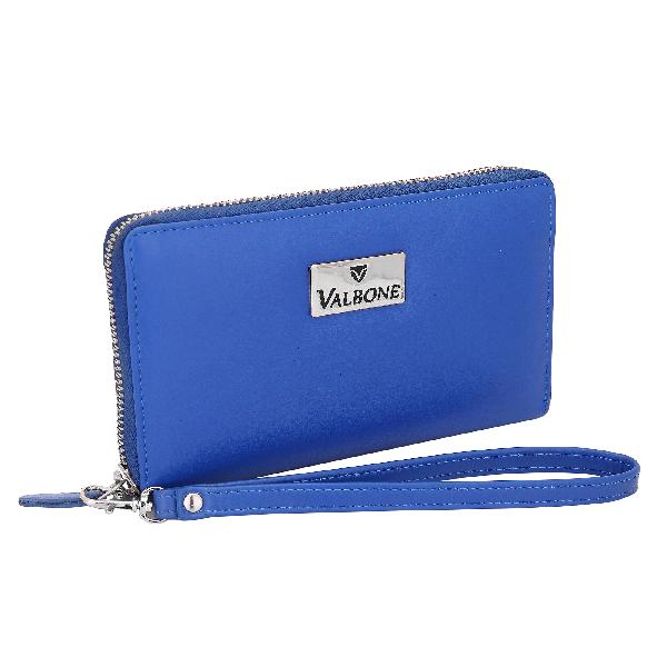 Blue Womens Genuine Leather Wallets