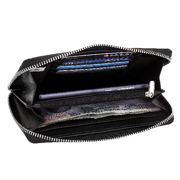 Black Womens Genuine Leather Wallets