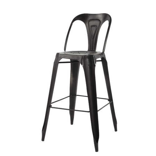 Black Color Metal Bar Chair