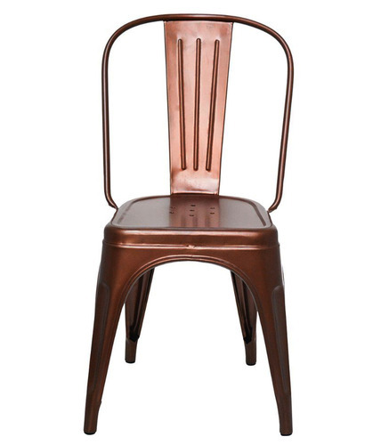 Dark Brown Metal Chair