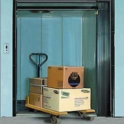 Rectangular Electric Semi Automatic Goods Elevator, for Industrial, Certification : CE Certified