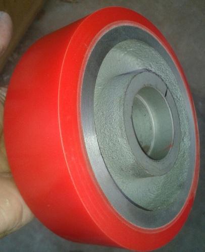 Round PU Stabilizer Wheels, Color : Grey, Red