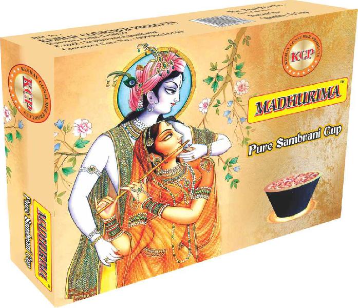 Madhurima Sambrani Incense Dhoop Cups, for Spiritual