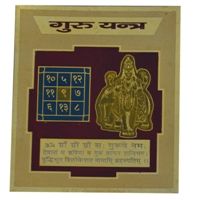Guru Yantra In Gold Plated