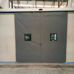 Manual Sliding steel doors