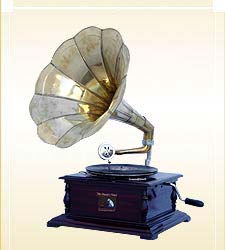 Polished Aluminul Antique Gramophone, Color : Brown, Golden, Gray, Silver, Yellow