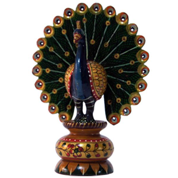 Wooden Peacock Art And Craft Hand Made at Rs 1500 in Jaipur