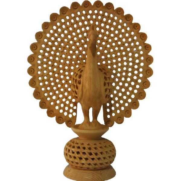 Peacock - wooden