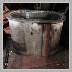 GALVANIZING ZINC POTS