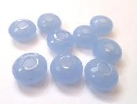 AAA Chinese Fire Opal Fancy Rondelle Big Hole Beads