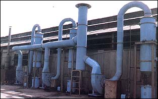 Pollution Control Gas Scrubbing System