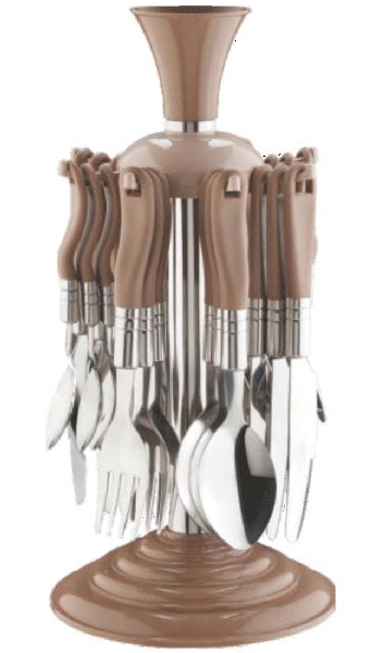 National Plastic Cutlery Set, for Home, Shape : Round