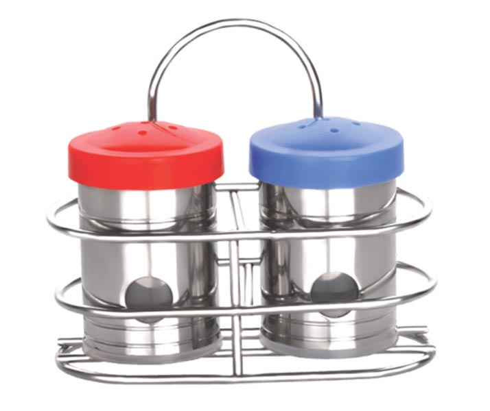 Salt & Pepper Dispenser With Stand