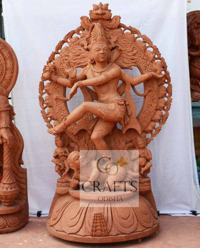 Crafts Odisha Sandstone Nataraj statue, for Garden/Home decoration