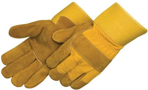 Leather Safety Gloves, Size : Free Size, Medium, Large, Small