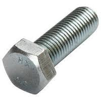 Hot Dip Galvanizing Steel Hex Head Bolts, for Corrosion Resistant, Size : Multisizes