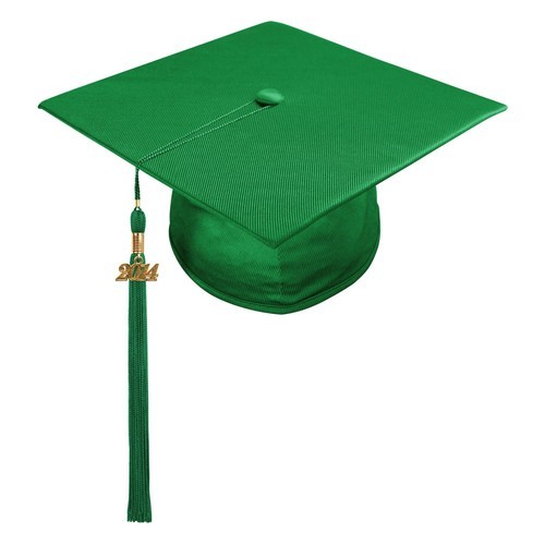 Green Graduation Cap