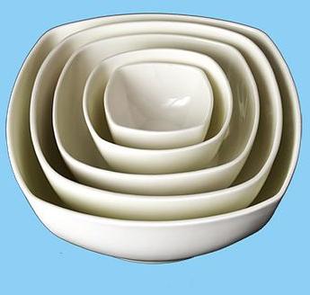 Plain Java Square Ceramic Bowls, Size : 2.75, 3.5, 4.5, 5.5, 6.5, 7.5 Inch