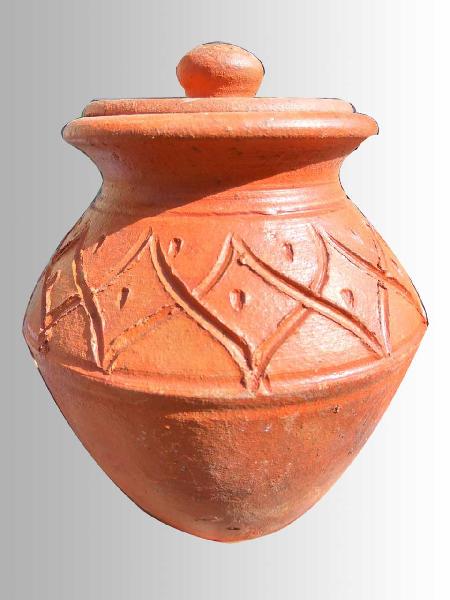 Clay Crafts ( Curd Jar )
