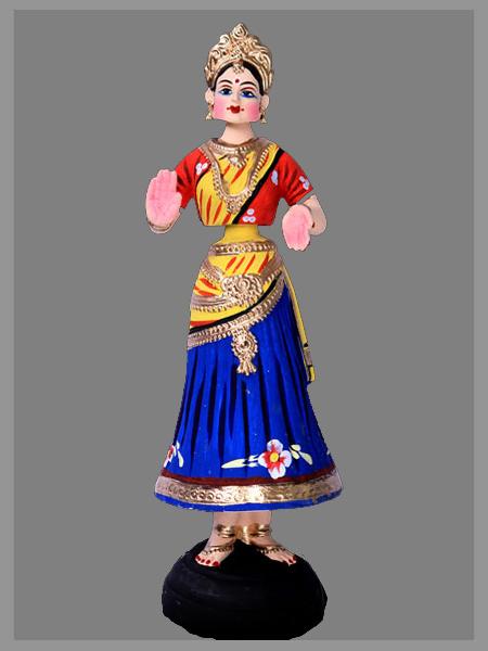 Plain Clay Thanjavur Dancing Doll, for Gift, Size : 12 Inch, 6 Inch, 9 Inch
