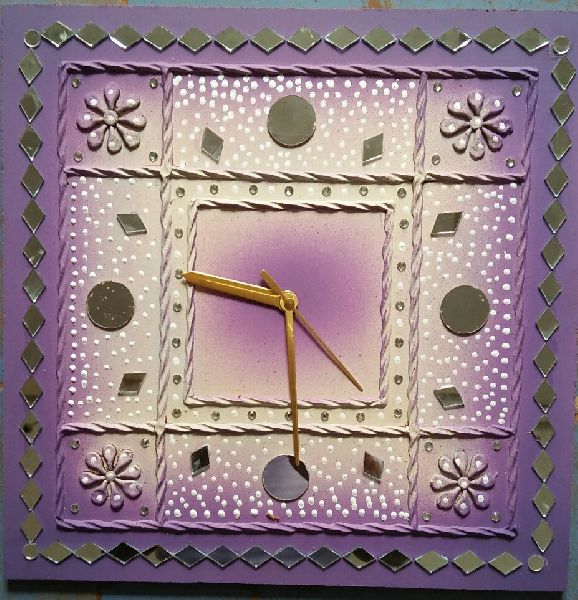 Wall Clocks - Hand made Mud Work Design