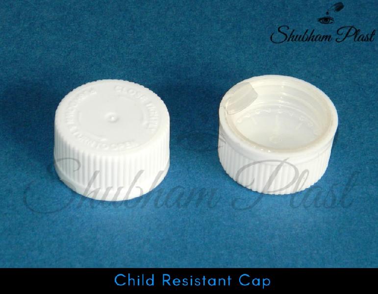 Child resistant caps, Plastic Type : PP