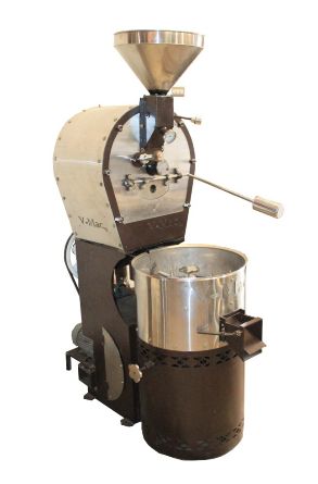 Electric Semi Automatic Coffee Roaster 10KG, Color : Brown