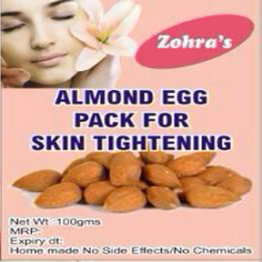 Zohras Almond & Egg Face Pack, for Parlour, Personal, Feature : Fighting Acne