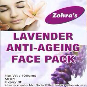 Zohras Lavender Face Pack, for Parlour, Personal, Feature : Fighting Acne