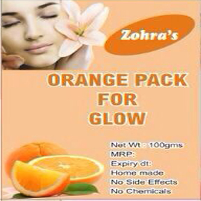 Zohras Orange Face Pack, for Parlour, Personal, Feature : Fighting Acne