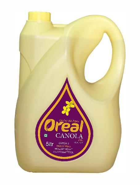 OREAL CANOLA OIL 5LTR (PACK OF 4 PCS)