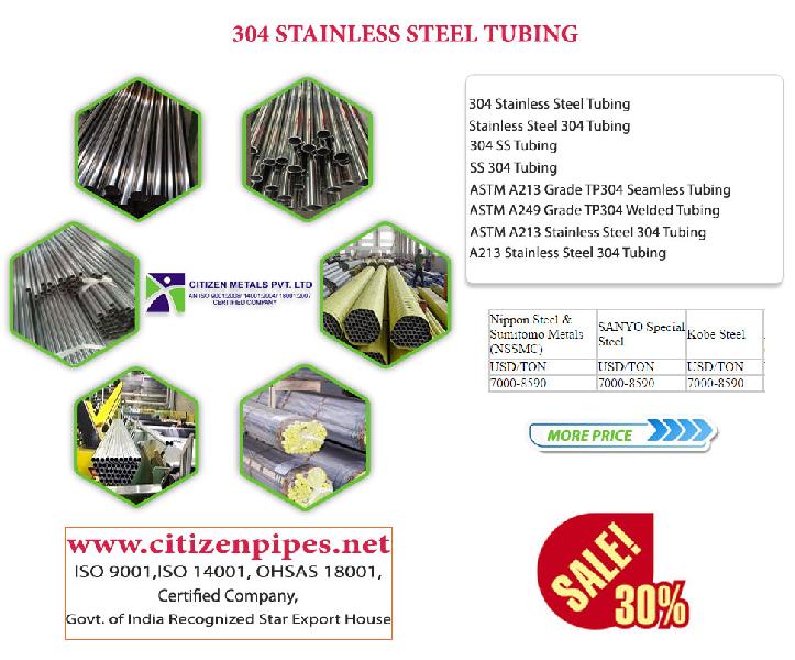 304 stainless steel Tubing