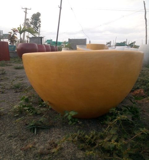 Half Round Shaped Planters