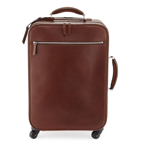 shree leather trolly bag