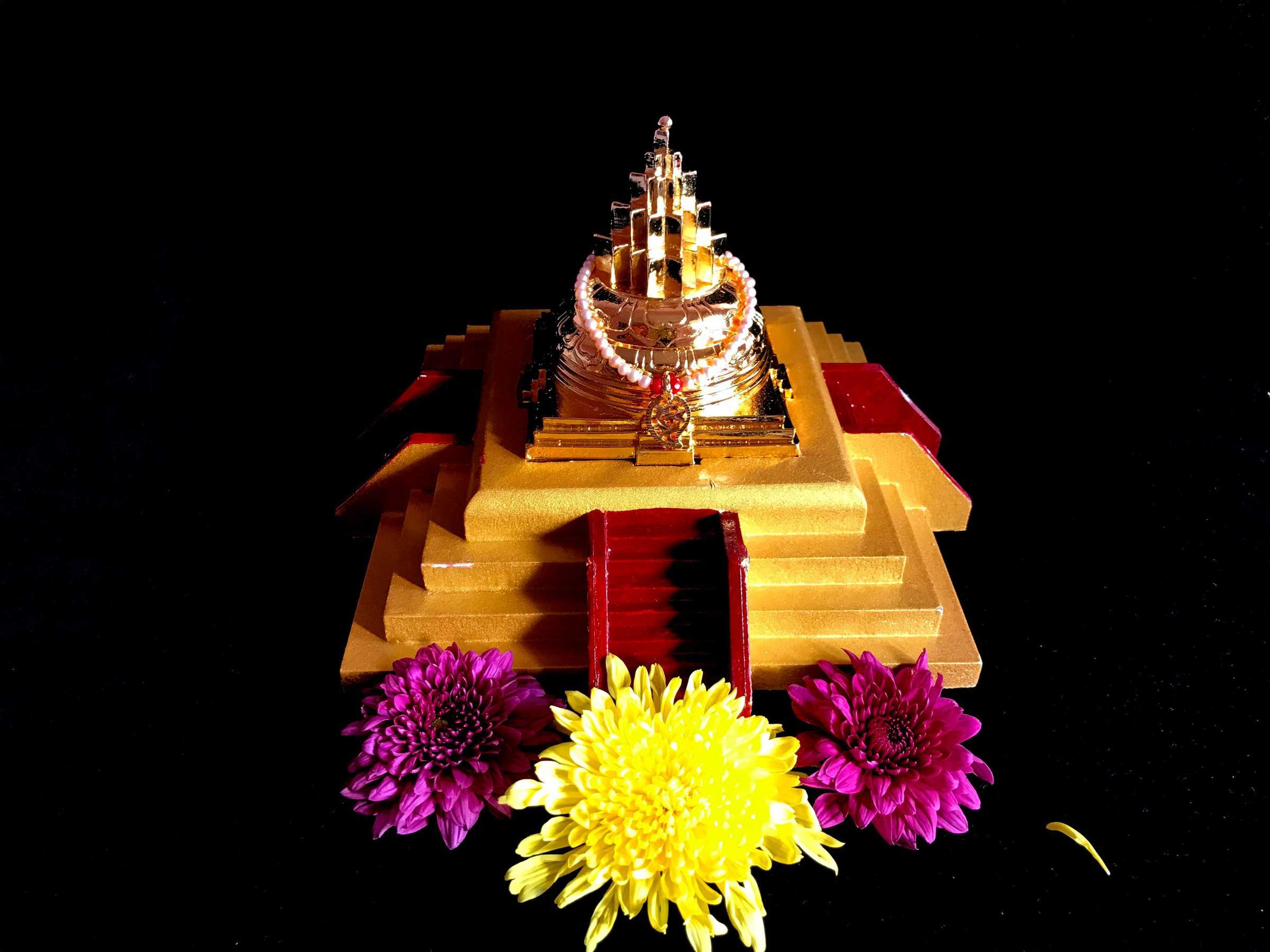 Gold Plated Purana Sri Maha Meru