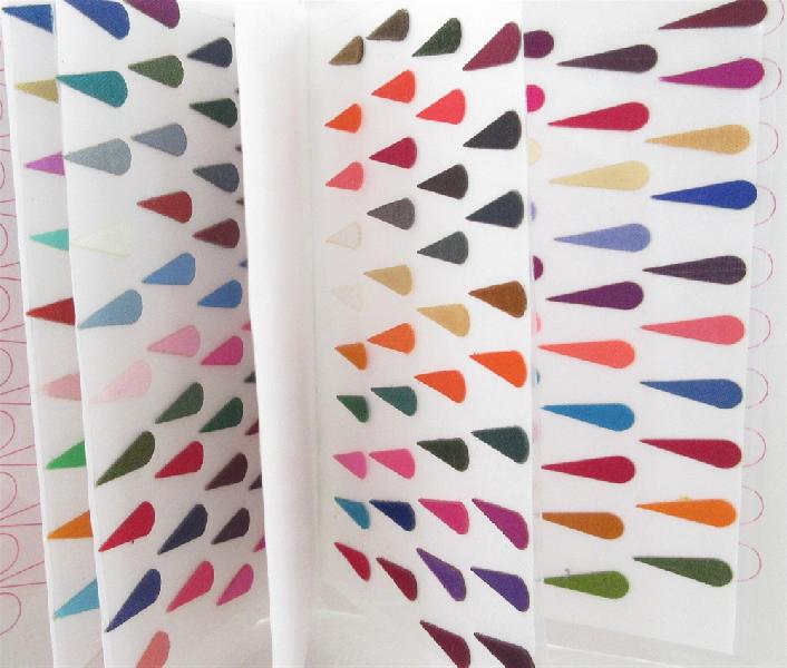 Plain Tilak Colorful bindis, Color : multicolors