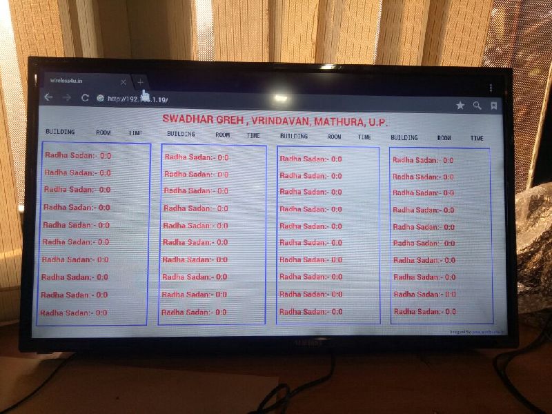 LCD tv Call Bell System