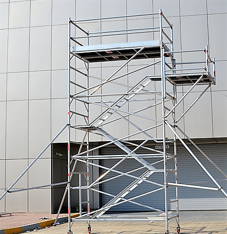 Cantilever Aluminium Scaffolding at best price in Hyderabad Telangana