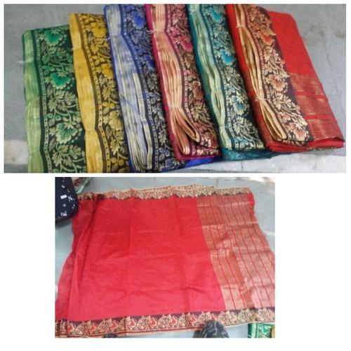 Cotton Dyed Sarees, for Anti-Wrinkle, Shrink-Resistant, Pattern : Checked, Plain, Printed