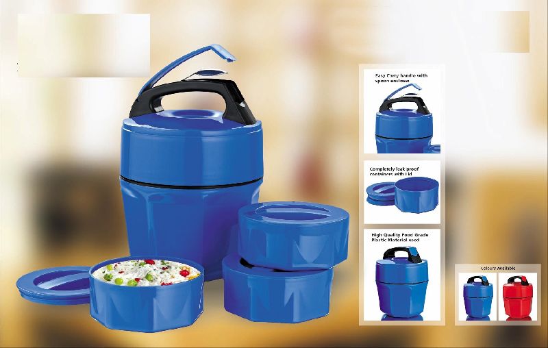 Plastic Lunch Box, for Food Packaging, Feature : Light Weight