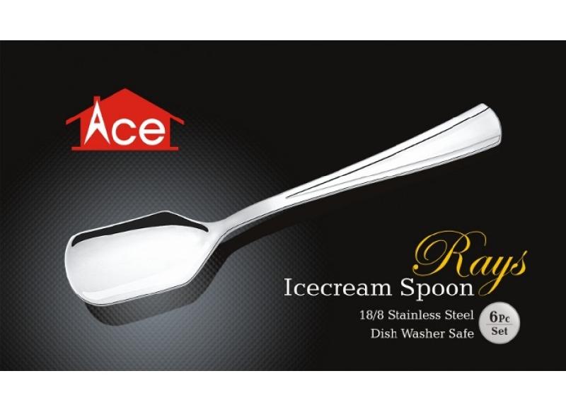 5302 Ace Ray's Ice Cream Spoon 6 Pc. Set